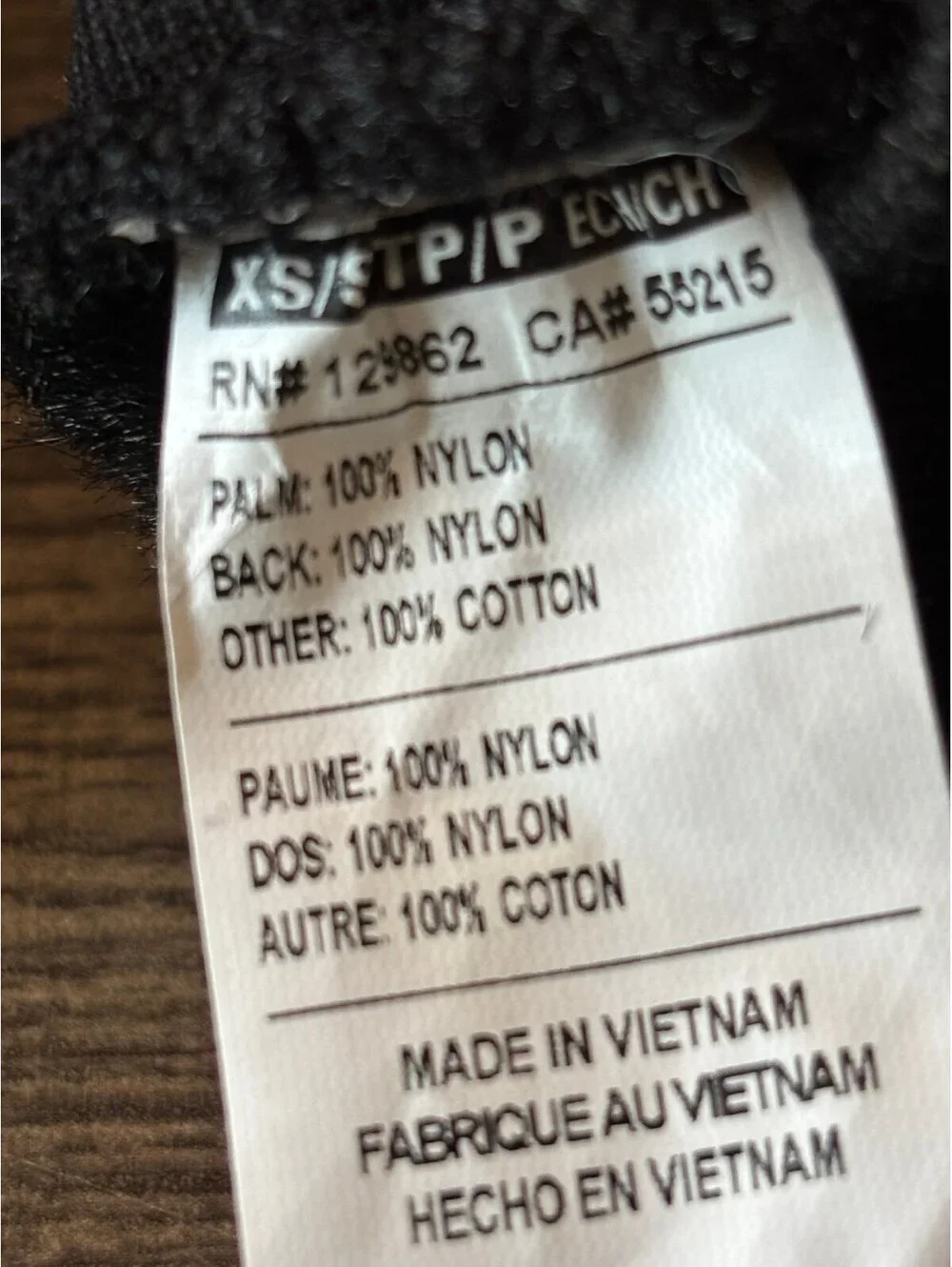 Nike size xs